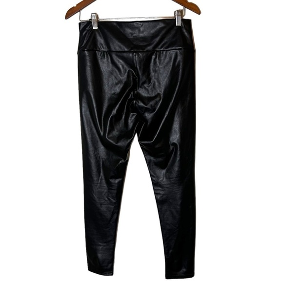 SPANX Women’s Faux Leather High Waisted Leggings - Picture 7 of 12